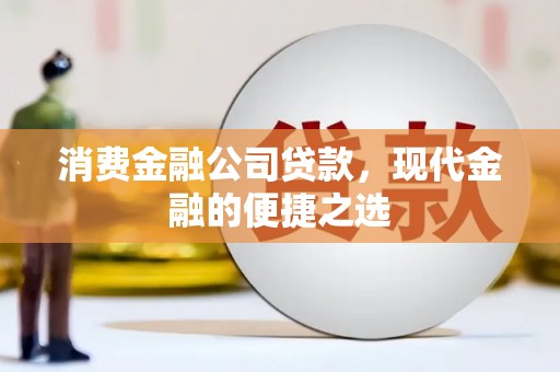 大村消费金融公司贷款，现代金融的便捷之选
