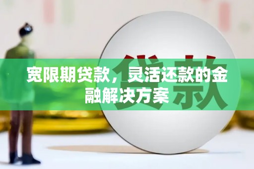 大村宽限期贷款，灵活还款的金融解决方案