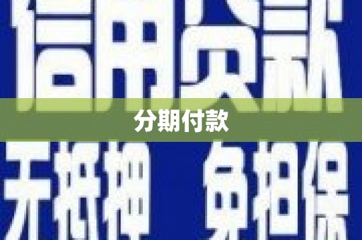 大村分期付款