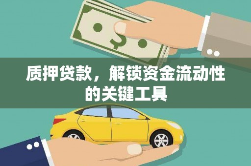 大村质押贷款，解锁资金流动性的关键工具