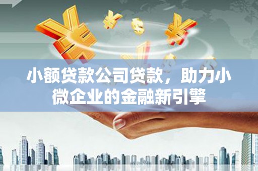 大村小额贷款公司贷款，助力小微企业的金融新引擎