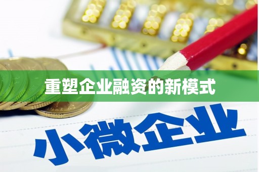 大村重塑企业融资的新模式