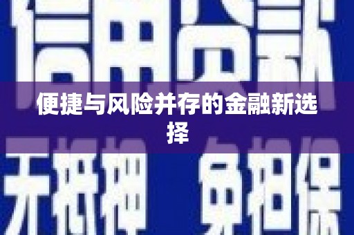 大村便捷与风险并存的金融新选择