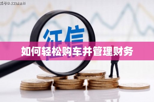 大村如何轻松购车并管理财务