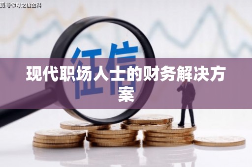 大村现代职场人士的财务解决方案