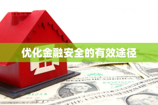 大村优化金融安全的有效途径